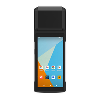 Terminal de point de vente mobile intelligent Android 13 avec imprimante thermique Bluetooth USB, écran 5,5 pouces