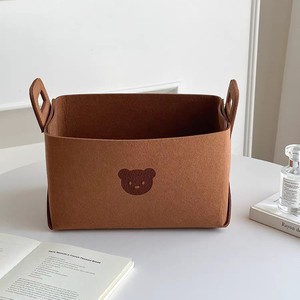 Nhà Sản Xuất Bán Buôn Thân Thiện Với Môi Len Bền Cảm Thấy Lưu Trữ Giỏ Biểu Tượng Tùy Chỉnh Lớn Có Thể Gập Lại <span class=keywords><strong>Stackable</strong></span> Giặt Tổ Chức Bin - Product Image 3