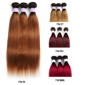 KEMY 1Pcs Brasiliana Diritta Dei Capelli Umani Bundles Ombre <span class=keywords><strong>Colorate</strong></span> Estensioni Dei Capelli Per La Ragazza Fasci Del Tessuto Dei Capelli Fornitore - Product Image 1