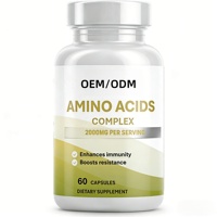 Acides aminés pour adultes en gros, capsules de 2000 mg, 60 pièces |   Complément alimentaire pour la résistance immunitaire et le soutien énergétique, 2 capsules par portion