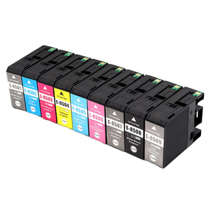 InkLab 80ml Pigmentpatronen 9 Farben Kompatibel mit Surecolor P800 Druckern Vollchip Großpackung Digital - Product Image 1