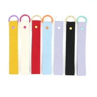 Lanyard Blank Canvas Strap DIY Blank Eisen auf Patches Bulk Lanyard Schlüssel bund für Bag Tag