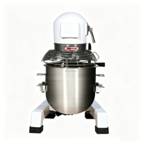 Mélangeur planétaire industriel 40L avec couvercle, mélangeur alimentaire en acier inoxydable, mélangeur à pâte commercial
