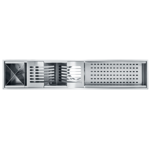 Égouttoir à couverts en acier inoxydable, support de séchage personnalisé pour couteaux et fourchettes à insérer dans l'évier, organisateur multifonctionnel pour ustensiles de cuisine - Product Image 5