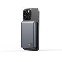 Batería Externa Magnética Ultrafina Personalizable de 5000mAh/10000mAh, Carga Rápida Inalámbrica Qi2 de 15W, Powerbank Delgado