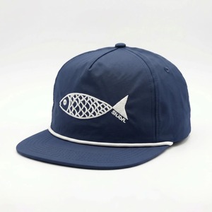 Casquettes Snapback personnalisées avec logo brodé OEM, casquettes à 5 panneaux, casquettes en nylon non structurées - Product Image 3