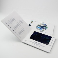 Commerce Assurance personnalisé merci impression livre de courrier mémoire carte d'invitation de vœux dépliant vidéo lcd