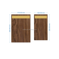 Personnalisé Collins Luxe Haute Qualité Offres Spéciales A4 Table En Bois Presse-papiers En Bois Menu Dossier