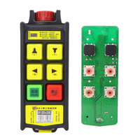 Control Remoto Industrial por Radio SF-2D+2SC Antiinterferencias de Velocidad Mixta con 4 Teclas, IP67 a Prueba de Sumersión, Parada de Emergencia para Grúas EOT