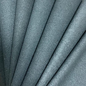 مخزون كبير من قفازات الميكروفايبر السوداء 0.6 وقماش الميكروفايبر المزدوج الجانب 75D المحبوك والمصبوغ للملابس الرياضية للأولاد - Product Image 4