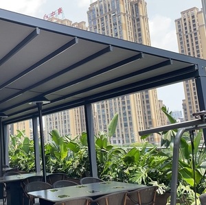 Toit à lames motorisé en métal pour jardin, écran de protection extérieur, pergola en aluminium - Product Image 3