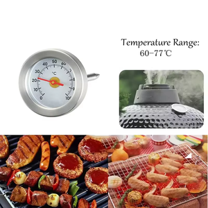 Termómetro de Acero Inoxidable Instantáneo, Rápido y Confiable, para Carne de Aves, NUEVO MODELO <span class=keywords><strong>2026</strong></span>, OFERTA ESPECIAL - Product Image 2