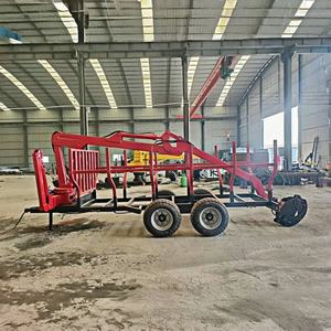 Remorque en <span class=keywords><strong>bois</strong></span> hydraulique de débardeur de quadruple de transporteur d'exploitation <span class=keywords><strong>forestière</strong></span> d'atv de forêt de Offre Spéciale avec le tracteur de crochet de crochet de crochet - Product Image 6