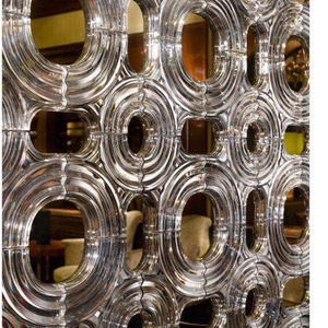 Bloque de Vidrio Decorativo de Diseño Único para Pared de Hotel, Vidrio Artesanal de <span class=keywords><strong>Murano</strong></span>, Decoración Moderna, Arte de Pared de Vidrio - Product Image 5