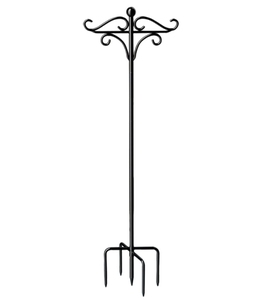 Crochet de berger robuste réglable avec poteau d'alimentation à deux côtés pour ornement de jardin utilisé dans la lanterne de panier de fleurs suspendue - Product Image 3