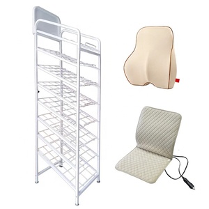 Custom alto negozio al dettaglio 8 strati cuscino sedile auto cuscino da viaggio tappeto tappeto tappeto tappeto in metallo porta espositore - Product Image 1