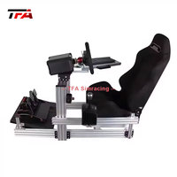Simulador de Carreras TFA para PS4 al por Mayor, con Asiento, Cabina de Simulación, Simuladores de Carreras de Aluminio