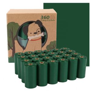 24rolls360pcs Dog Waste Bag <b>Cat</b> Poop Bags - Product Image 1