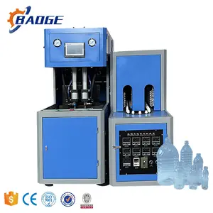 Semi Automatic Manual 2 Cavities PET Bottle Blow Molding / Moulding Machine