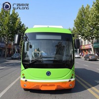 Bus électrique 12 places, minibus électrique 27 places, bus urbain agile EV pour les liaisons métro et le dernier kilomètre