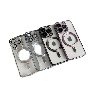 Étui de téléphone en TPU imperméable avec recharge magnétique sans fil de luxe <span class=keywords><strong>Juda</strong></span> pour 17 Pro Max, design uni - Product Image 6