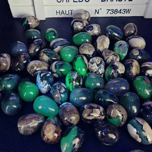 Œufs en Agate Volcanique <span class=keywords><strong>de</strong></span> 3 cm à <span class=keywords><strong>Prix</strong></span> <span class=keywords><strong>de</strong></span> Gros, <span class=keywords><strong>Pierre</strong></span> Naturelle <span class=keywords><strong>de</strong></span> Reiki Polie Réactive aux UV pour la Décoration Intérieure - Product Image 2