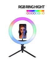 13 pouces Dimmable RGB LED Anneau Lumière Kit Photo Studio Vidéo Maquillage LED Photographie Anneau Lumière Lampe