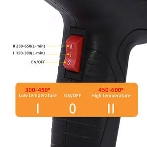 2000w de envoltura de soldadura de <span class=keywords><strong>mini</strong></span> portátil ajustable <span class=keywords><strong>pistola</strong></span> de calor - Product Image 6