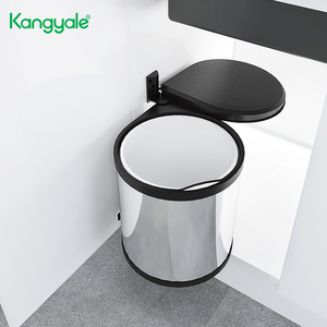 <span class=keywords><strong>Kyl</strong></span> E0101AT intérieur 12L / 8L poubelle à roulettes en plastique/poubelle/poubelle - Product Image 3