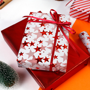 Wholesale 80g <b>Birthday</b> Valentine's Day Metallic <b>Paper</b> 43*300cm Gift Luxury Custom Packaging <b>Wrapping</b> <b>Paper</b> Roll - Product Image 2