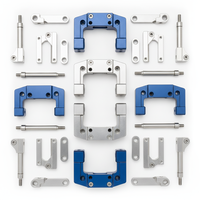 Composants structurels en aluminium usinés CNC de haute précision pour les préhenseurs de robotique et les systèmes d'automatisation