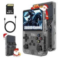 Nueva Consola Portátil LR R36S con Sistema Operativo ArK, Máquina de Juegos Retro con 15000 Juegos, Pantalla de 640x480, Wi-Fi, 64GB/128GB, Batería de 3000mAh