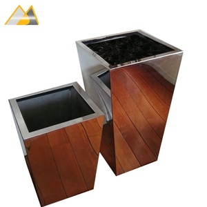 1.2MM Thick Polished Stainless Steel <strong>Planter</strong> <strong>Box</strong>, Decorative Metal <strong>Window</strong> <strong>Box</strong> <strong>Planters</strong> - Product Image 4