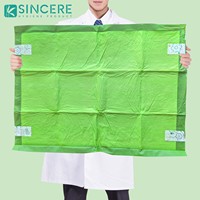Sous-couche jetable de qualité supérieure sans noyau, 5 plis, super absorbante, 60x90 cm, pour adultes, personnes âgées, hôpital, soins à domicile, logo personnalisé OEM