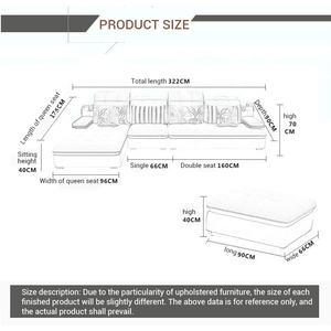 Simple Design Cheap Set Fabric Seats Sectionals Small Living Room Furnituremodern <strong>Velvet</strong> <strong>Sofa</strong> - Product Image 5