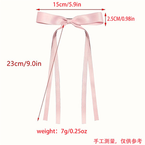 Ngọt Ngào Bowknot kẹp tóc dễ thương phụ nữ tóc Phụ kiện cô gái <span class=keywords><strong>Ribbon</strong></span> tóc Clip - Product Image 2