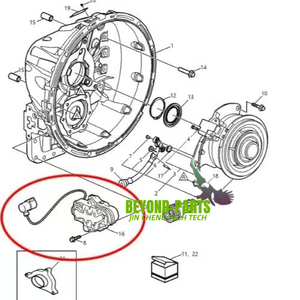 Solénoïde de commande d'<span class=keywords><strong>embrayage</strong></span> pour moteur de camion 12V D11 D13, pièces détachées VOE22439692 VOE85022032 - Product Image 6