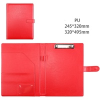 Classeur cahier fichier de poche organisateur d'affaires portefeuille en cuir PU dossier cuir Pad portefeuille couverture