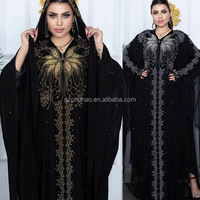 Pakaian perdagangan luar negeri Islam pakaian Dubai Abaya rok panjang tunik gaun Muslim wanita kasual murah
