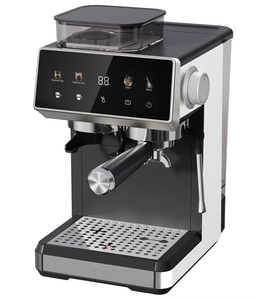 เครื่องชงกาแฟเอสเพรสโซ่กึ่งอัตโนมัติแบบดิจิตอลอัจฉริยะ พร้อมโถใส่นมแบบดิจิตอล หม้อต้มคู่ เมนูสีสันสดใส ความจุ 40 ออนซ์ แรงดัน 20 บาร์ พร้อมเครื่องบดในตัว - Product Image 2