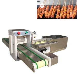 Hochleistungs-Edelstahl automatische Rindfleisch-Kebab-Formmaschine BBQ Schaffleisch-Skewer-Herstellungsmaschine