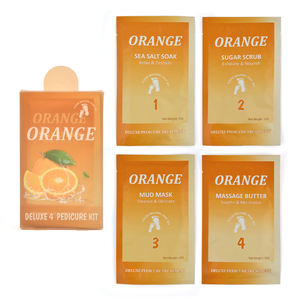 En stock, lot de 4/boîte, kit de soin des pieds professionnel en plastique à 4 étapes, fournitures de spa pour pédicure, marque privée, pour la maison - Product Image 5