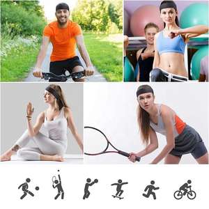 スポーツヘッドバンドジムランニングテニスフットボールメッシュファブリックドライタイフィットスウェットバンドカスタム忍者ヘッドバンドプリントロゴバスケットボール - Product Image 6