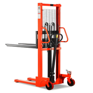 Apilador de paletas para caminar, carretilla elevadora manual de 1 tonelada, precio bajo de fábrica, nuevo apilador de entrega - Product Image 1