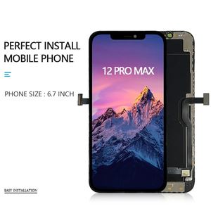 Venta caliente en Argentina <span class=keywords><strong>Mercado</strong></span> <span class=keywords><strong>Libre</strong></span> Pantalla de montaje LCD de gran tamaño para <span class=keywords><strong>iPhone</strong></span> <span class=keywords><strong>12</strong></span> pro max Ojled reemplazo de pantalla original - Product Image 2