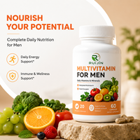 Capsules de multivitamines pour hommes OEM, vitamines, minéraux, palmier nain, lycopène, immunité, énergie, complément alimentaire en marque privée, 60 capsules