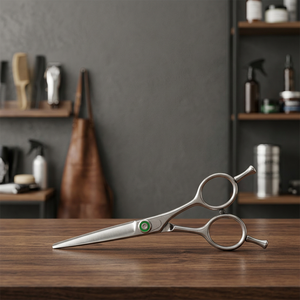 ASAP Professional Ultra-<b>light</b> 14-cm Grooming Hair Scissors Carbon Steel Convex Blade Long Handle Right-Handed Universal <b>Finger</b> - Product Image 3