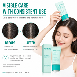 Suero Capilar Cica PDRN con Aplicador de Cepillo Incorporado, Exosomas Hidratantes, No Grasoso, Calmante, Cuidado del Cuero Cabelludo, Fortalece las Raíces del Cabello - Product Image 5