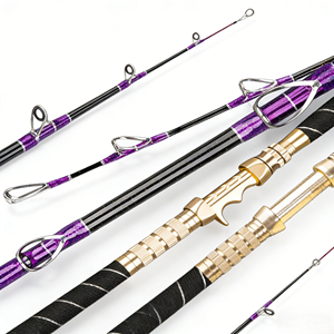 <span class=keywords><strong>Canne</strong></span> à pêche électrique pour bateau en haute mer, moulinet électrique, action rapide, faite à la main, <span class=keywords><strong>canne</strong></span> solide pour la pêche au poisson-chat et au saumon, taille légèrement plus grande - Product Image 2