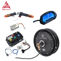 SiAECOSYS QSMOTOR 10x2.15 pouces 205 3000W 60V 80kph Moteur de moyeu avec contrôleur SIAYQ72120 Kits de scooter électrique Neuf